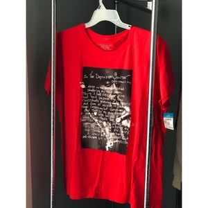 +PLUS SIZE TUPAC TEE